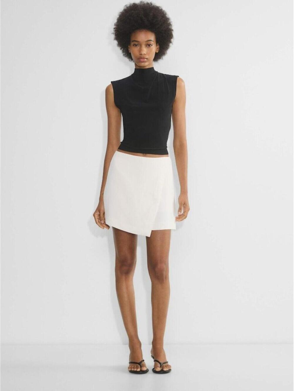 Aritzia Wilfred Pemberley Micro Skort - Light Birch - 2